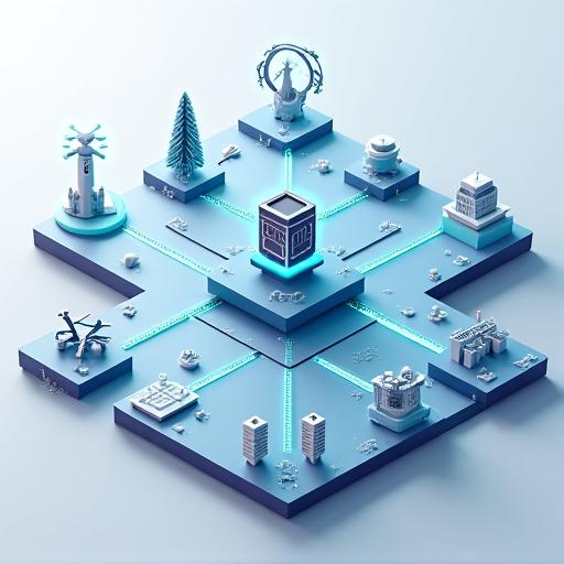 A flowchart diagram showing how drones, robots, and sensors feed data into the central Borealis AI platform, which then outputs actionable insights.